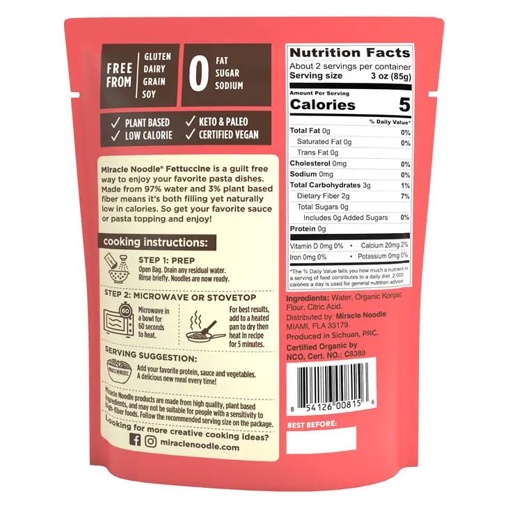 Keto Noodles Fettuccine