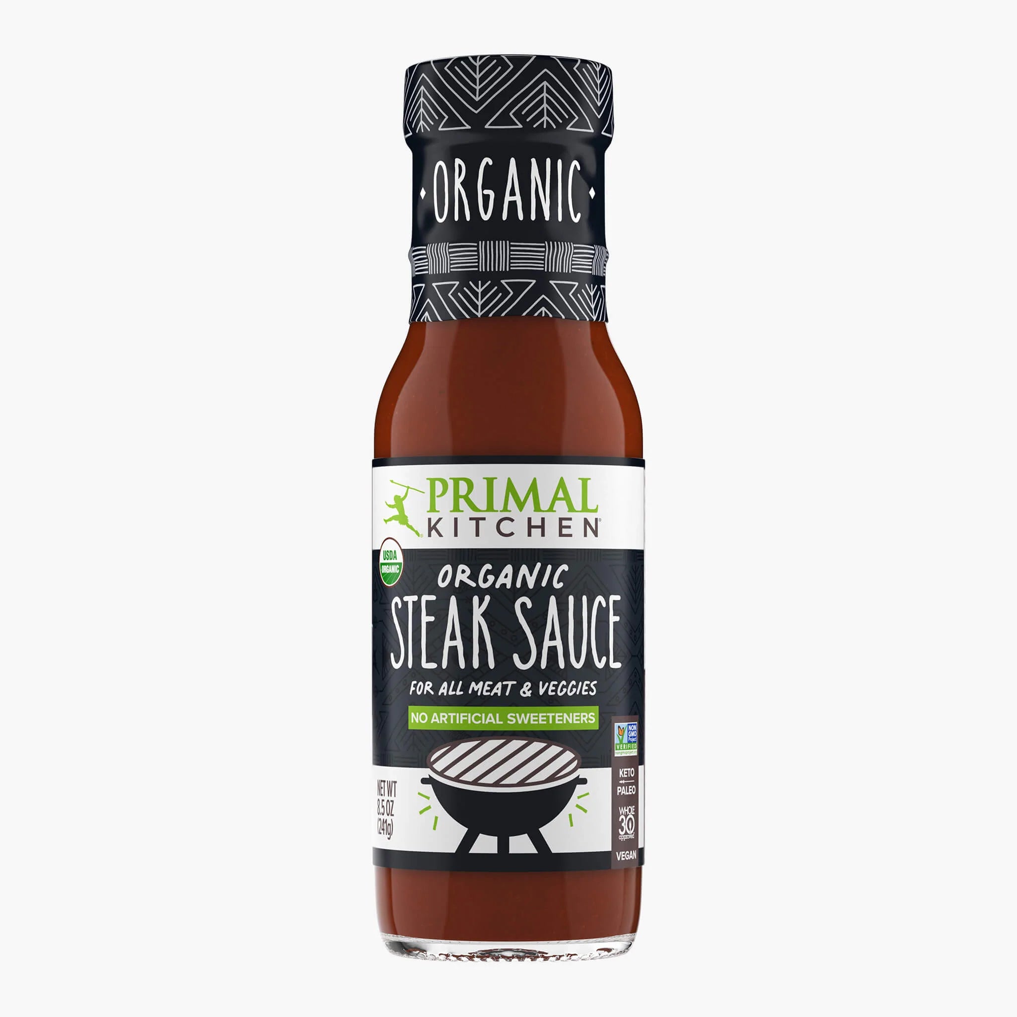 Primal Kitchen Classic BBQ Sauce Organic And Unsweetened 8.5 oz 241g New  Sealed